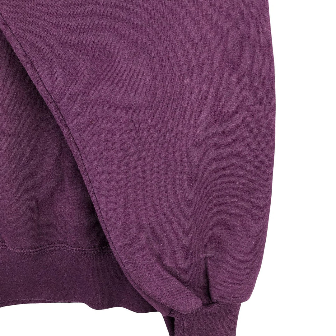 90'S Jerzees Plain Blank Sweatshirt Trainer Made in USA Men's Size L Vintage cotton purple type Vintage Second Hand