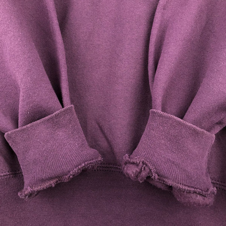 90'S Jerzees Plain Blank Sweatshirt Trainer Made in USA Men's Size L Vintage cotton purple type Vintage Second Hand