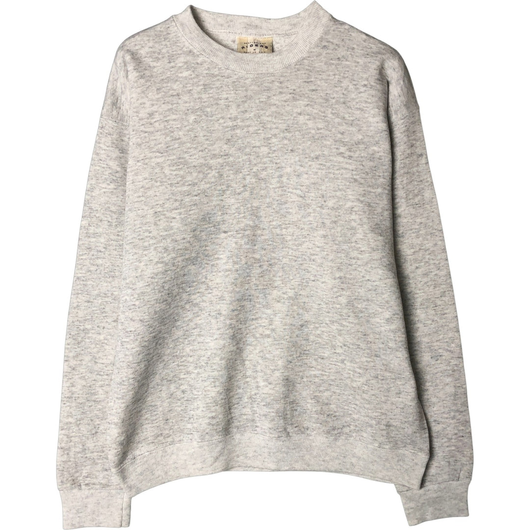 Vintage 90'S RIDERS plain blank sweatshirt, made in the USA, size M, men's. unclear pale white type Vintage Second Hand
