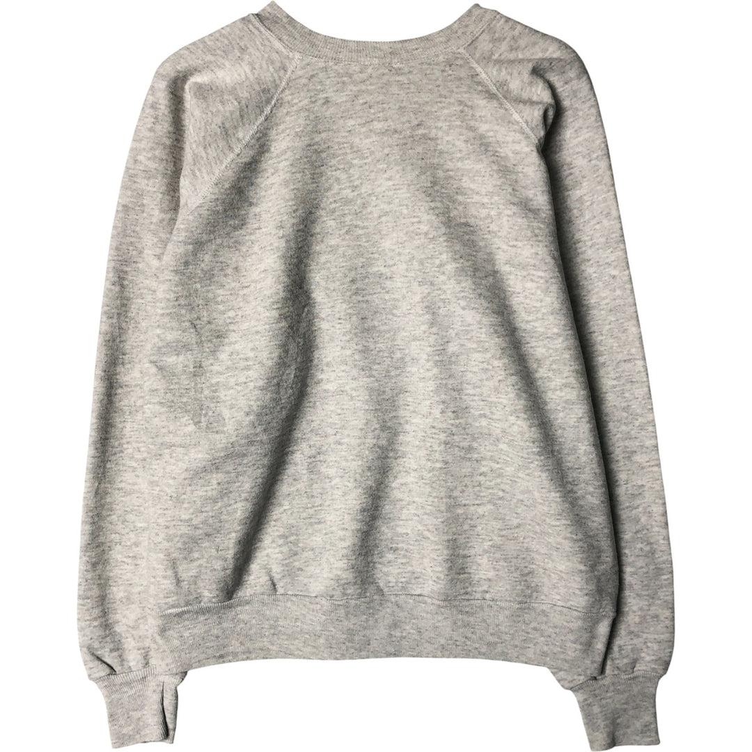 Vintage Jerzees plain blank sweatshirt, made in the USA, men's size L cotton pale white type Vintage Second Hand