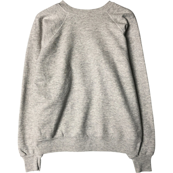 Vintage Jerzees plain blank sweatshirt, made in the USA, men's size L cotton pale white type Vintage Second Hand