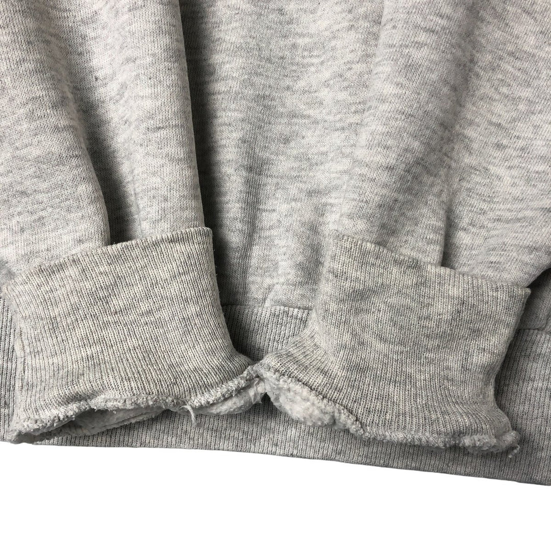 90'S Jerzees Plain Blank Sweatshirt Trainer Made in USA Men's XL Vintage cotton pale white type Vintage Second Hand