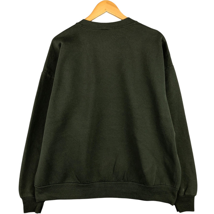 Vintage 90'S Jerzees plain blank sweatshirt, men's size XL unclear Khaki type Vintage Second Hand