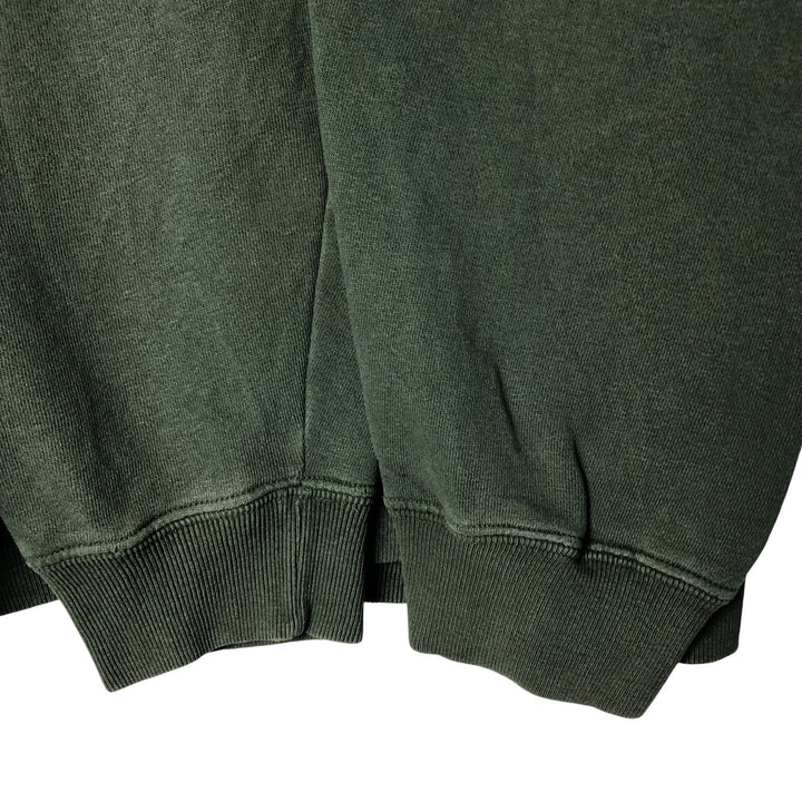 90'S GAP Old Gap Plain Blank Sweatshirt Trainer Men's M Size Vintage cotton Khaki type sage green Vintage Second Hand