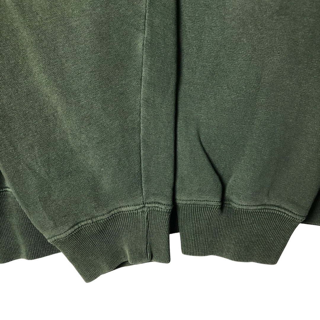 90'S GAP Old Gap Plain Blank Sweatshirt Trainer Men's M Size Vintage cotton Khaki type sage green Vintage Second Hand