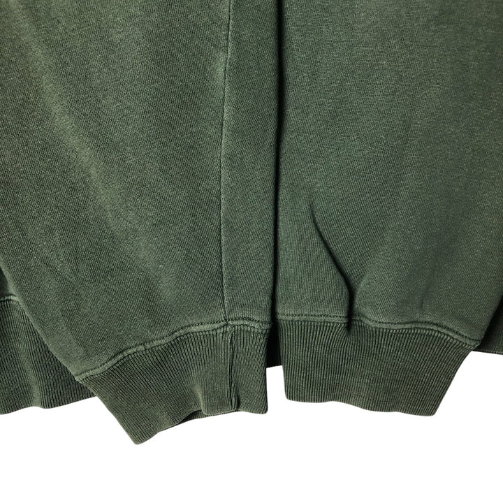 90'S GAP Old Gap Plain Blank Sweatshirt Trainer Men's M Size Vintage cotton Khaki type sage green Vintage Second Hand