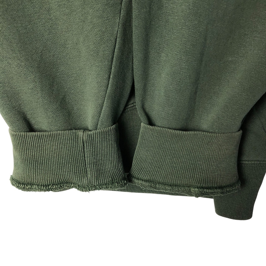90'S GAP Old Gap Plain Blank Sweatshirt Trainer Men's M Size Vintage cotton Khaki type sage green Vintage Second Hand