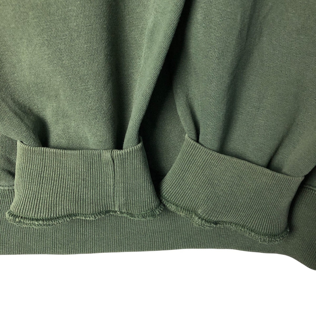 90'S GAP Old Gap Plain Blank Sweatshirt Trainer Men's M Size Vintage cotton Khaki type sage green Vintage Second Hand