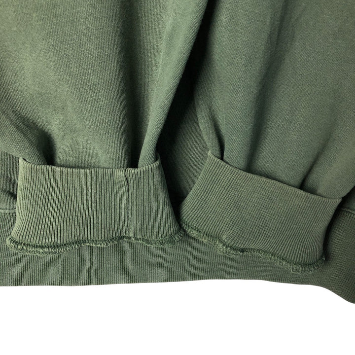 90'S GAP Old Gap Plain Blank Sweatshirt Trainer Men's M Size Vintage cotton Khaki type sage green Vintage Second Hand