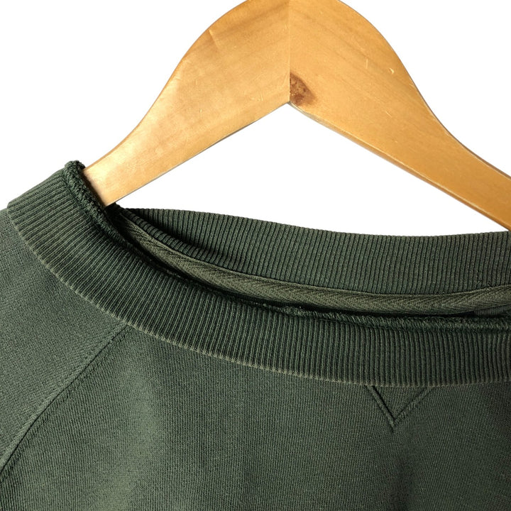 90'S GAP Old Gap Plain Blank Sweatshirt Trainer Men's M Size Vintage cotton Khaki type sage green Vintage Second Hand