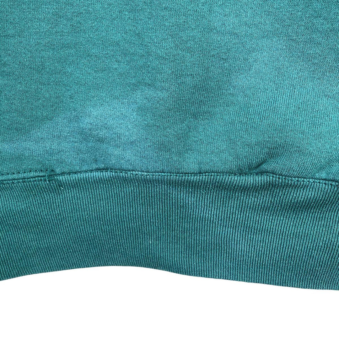 Vintage 90'S MUNSINGWEAR plain blank sweatshirt, made in the USA, men's size XL cotton Green type dark green Vintage Second Hand