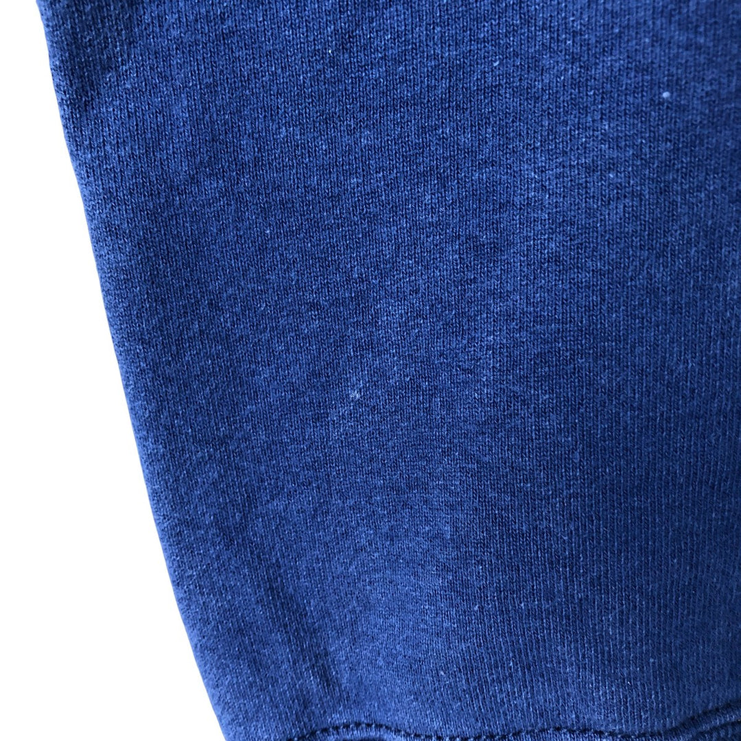 Vintage 90'S MUNSINGWEAR plain blank sweatshirt, made in the USA, men's size L cotton Navy blue Vintage Second Hand