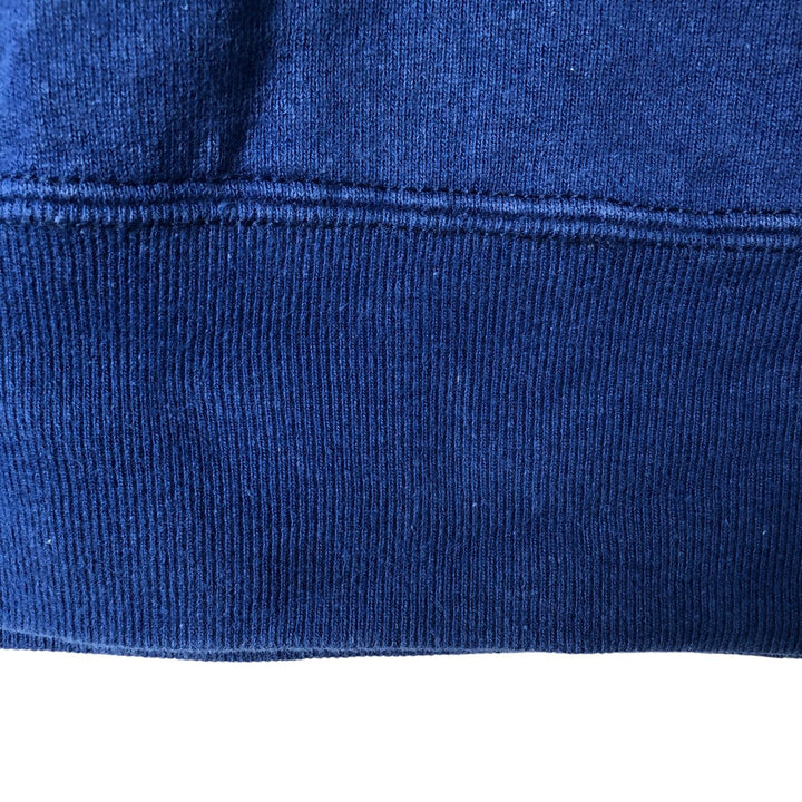Vintage 90'S MUNSINGWEAR plain blank sweatshirt, made in the USA, men's size L cotton Navy blue Vintage Second Hand