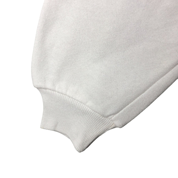80s-90'S Jerzees Plain Blank Sweatshirt Trainer Made in USA Men's XL Vintage cotton white type Vintage Second Hand