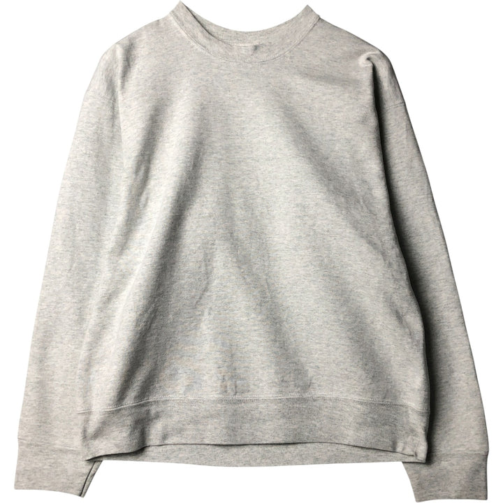 Vintage 90'S Munsing Wear plain blank sweatshirt, made in the USA, men's size L cotton gray type Vintage Second Hand