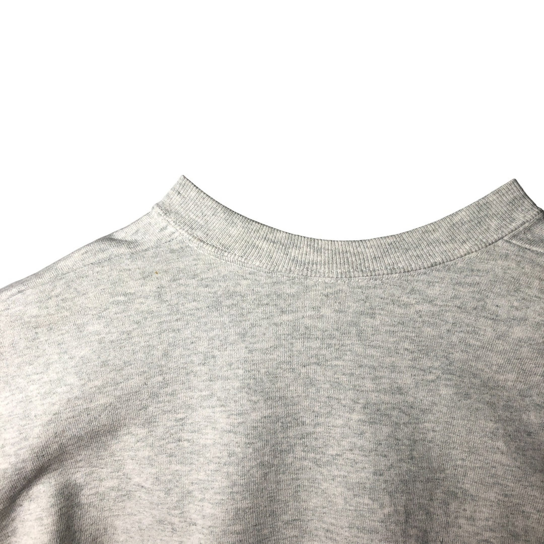 Vintage 90'S Munsing Wear plain blank sweatshirt, made in the USA, men's size L cotton gray type Vintage Second Hand