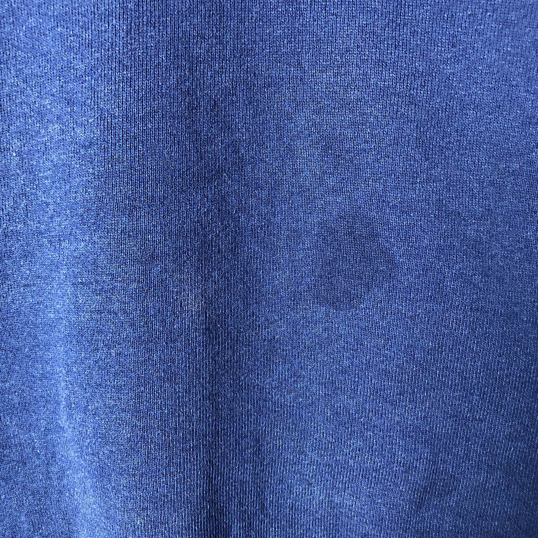 90'S BVD plain blank sweatshirt, sweatshirt, made in USA, men's size L, vintage cotton Navy blue Vintage Second Hand