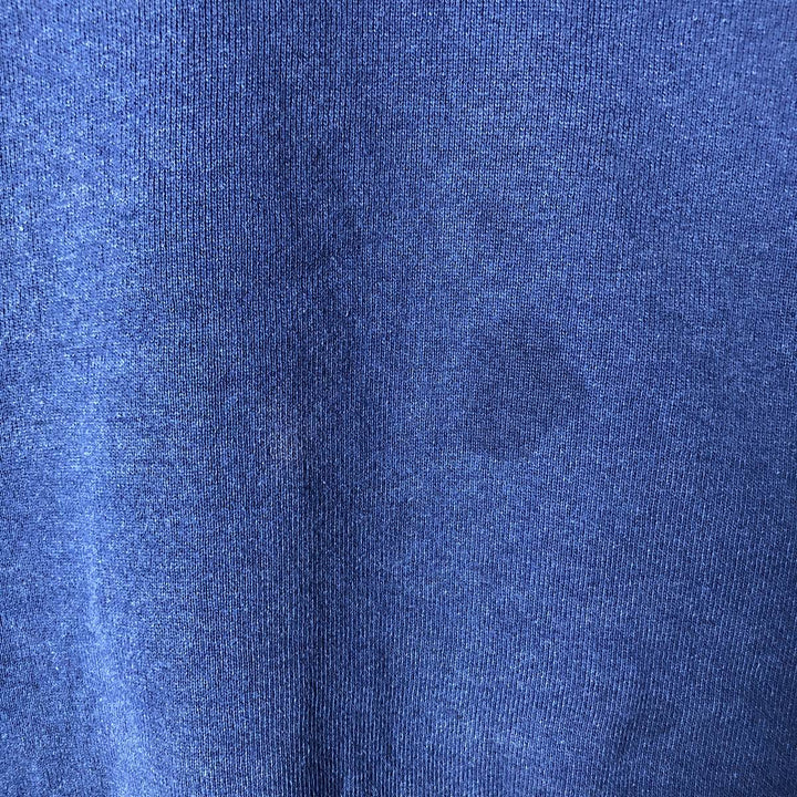 90'S BVD plain blank sweatshirt, sweatshirt, made in USA, men's size L, vintage cotton Navy blue Vintage Second Hand