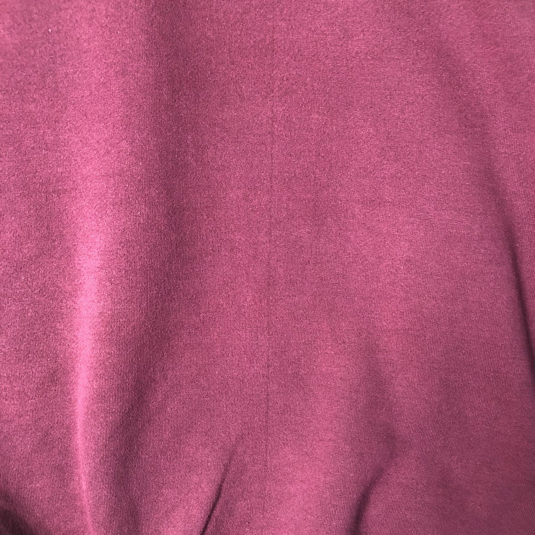 90'S HIS plain blank sweatshirt, sweatshirt, made in USA, men's XL size, vintage cotton Red type red-purple Vintage Second Hand