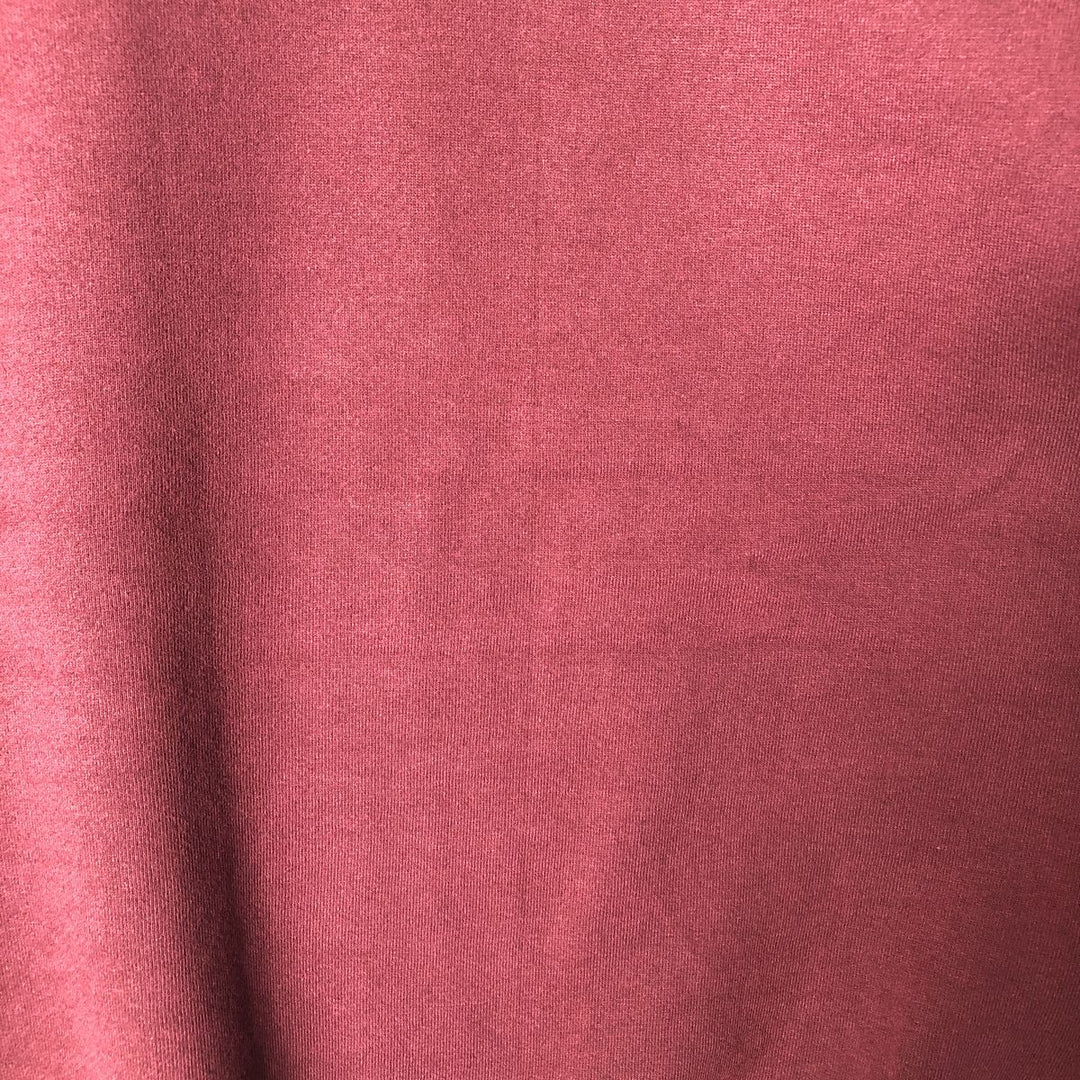 90'S HIS plain blank sweatshirt, sweatshirt, made in USA, men's XL size, vintage cotton Red type red-purple Vintage Second Hand