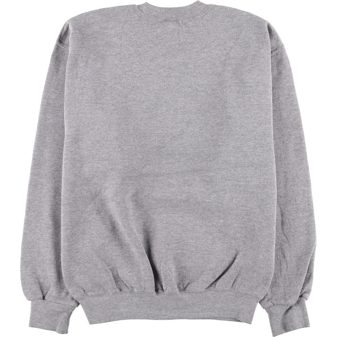Vintage 90'S Jerzees SPORT Z plain blank sweatshirt, made in the USA, size M, men's cotton gray type Vintage Second Hand