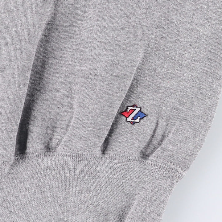 Vintage 90'S Jerzees SPORT Z plain blank sweatshirt, made in the USA, size M, men's cotton gray type Vintage Second Hand