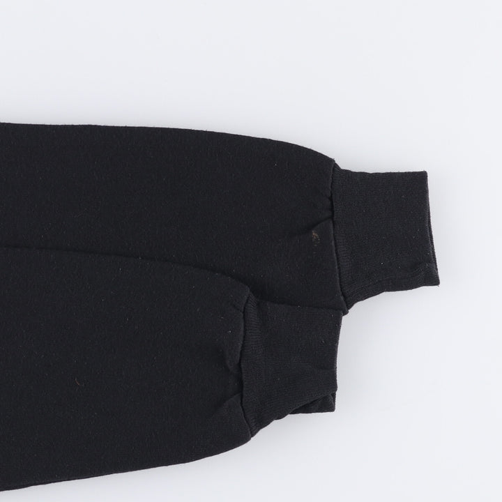 90'S Jerzees Plain Blank Sweatshirt Trainer Made in USA Men's XL Vintage cotton black type Vintage Second Hand