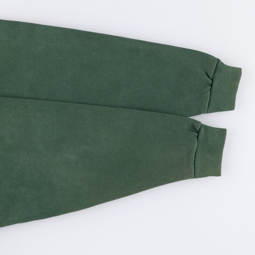 Tultex ATHLETIG WEIGHT Turtleneck Sweatshirt, Solid Color, Made in USA, Men's Size L cotton Green type dark green Vintage Second Hand