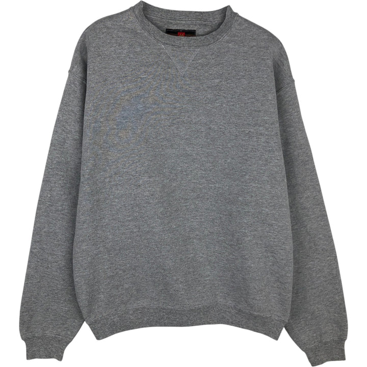 Vintage 90'S Russell Members Mark plain blank sweatshirt, size L, men's cotton gray type Vintage Second Hand