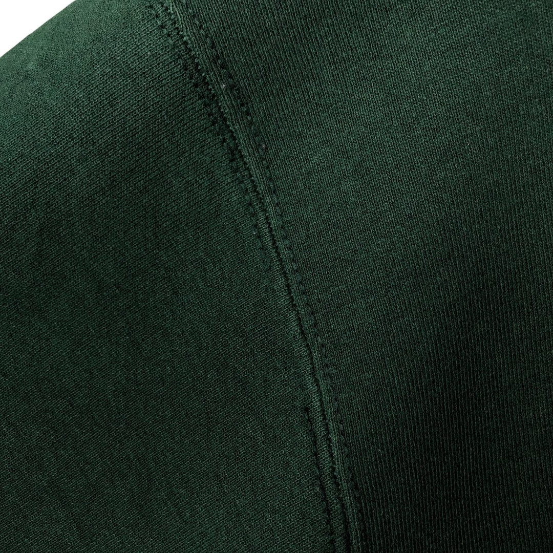90'S PRO SPIRIT plain blank sweatshirt, made in USA, men's size L, vintage cotton Green type dark green Vintage Second Hand