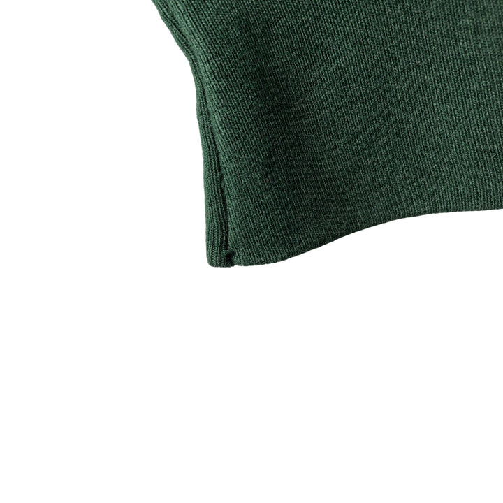 90'S PRO SPIRIT plain blank sweatshirt, made in USA, men's size L, vintage cotton Green type dark green Vintage Second Hand