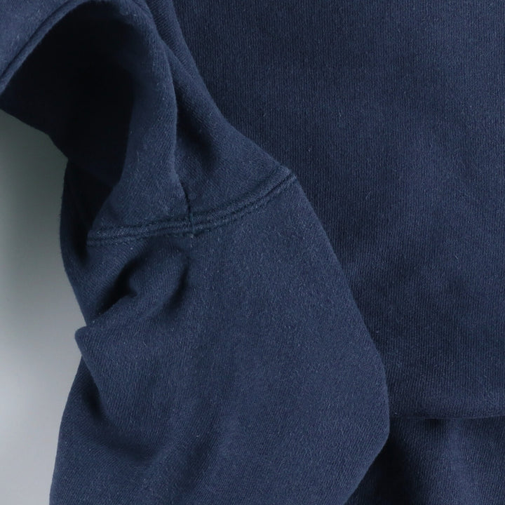 Vintage 90'S Fruit of the Loom Heavy Cotton Blank Sweatshirt, Made in the USA, Men's Size XL cotton navy blue type Vintage Second Hand
