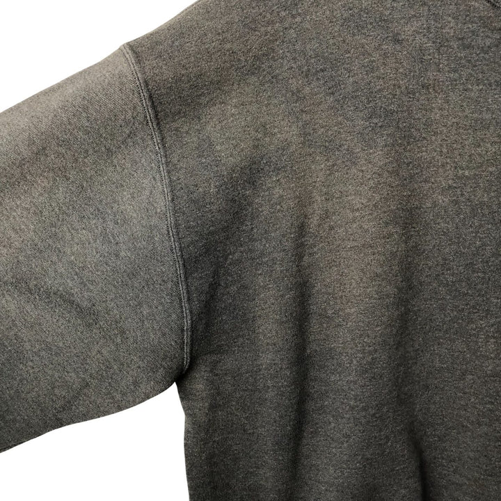 90'S Russell plain blank sweatshirt, sweatshirt, men's XXL size, vintage cotton Charcoal Vintage Second Hand