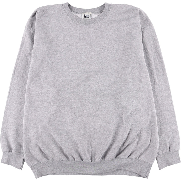 Vintage Lee SPORT plain blank sweatshirt from the 90'S to 00s, size XL, for men. cotton gray type Vintage Second Hand