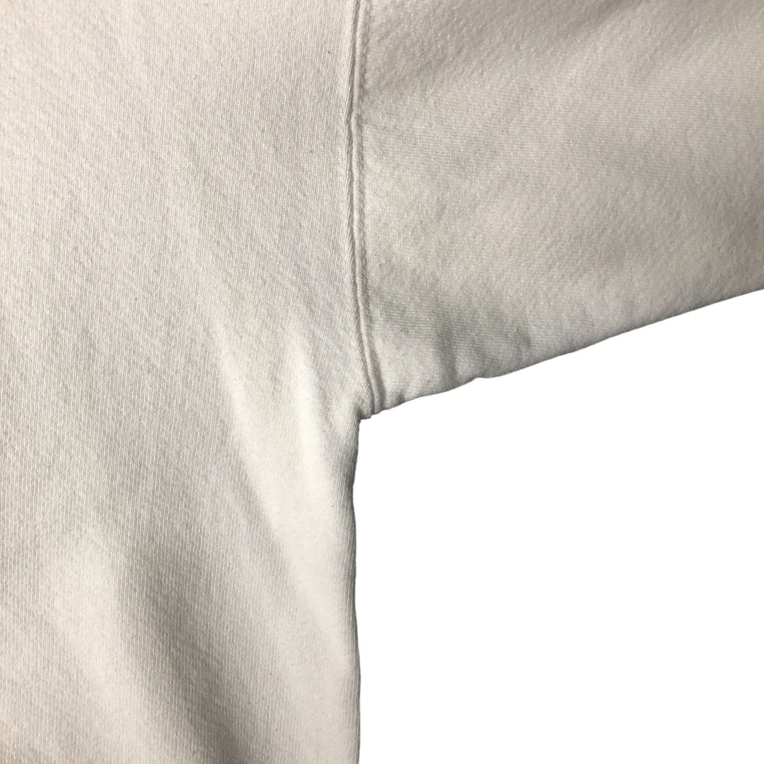 Vintage 90s-00'S Hanes Superheavy Cotton plain blank sweatshirt, men's size XL unclear white type Vintage Second Hand