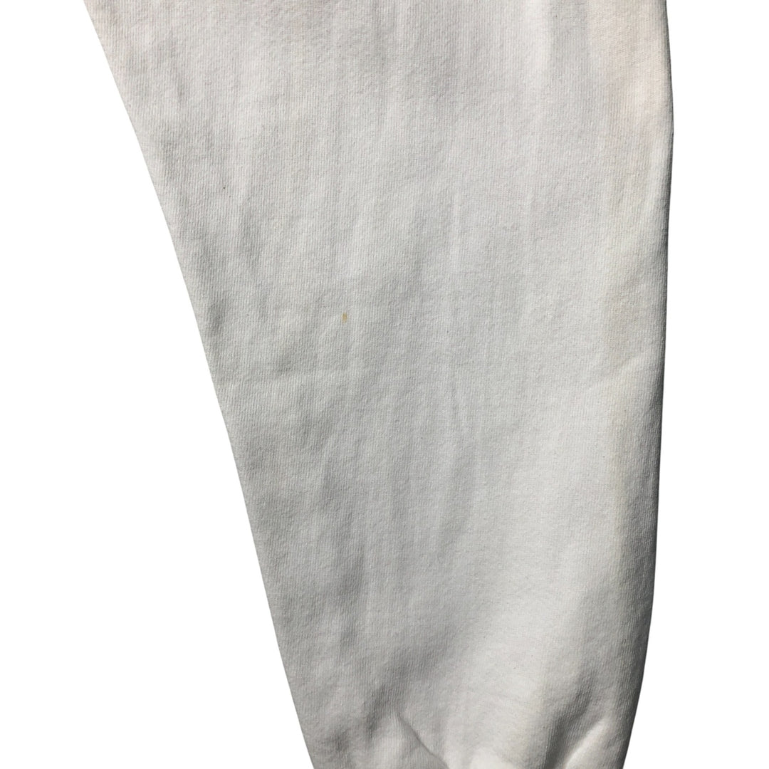 Vintage 90s-00'S Hanes Superheavy Cotton plain blank sweatshirt, men's size XL unclear white type Vintage Second Hand