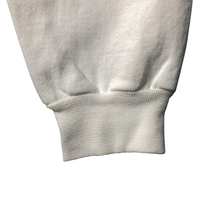 Vintage 90s-00'S Hanes Superheavy Cotton plain blank sweatshirt, men's size XL unclear white type Vintage Second Hand