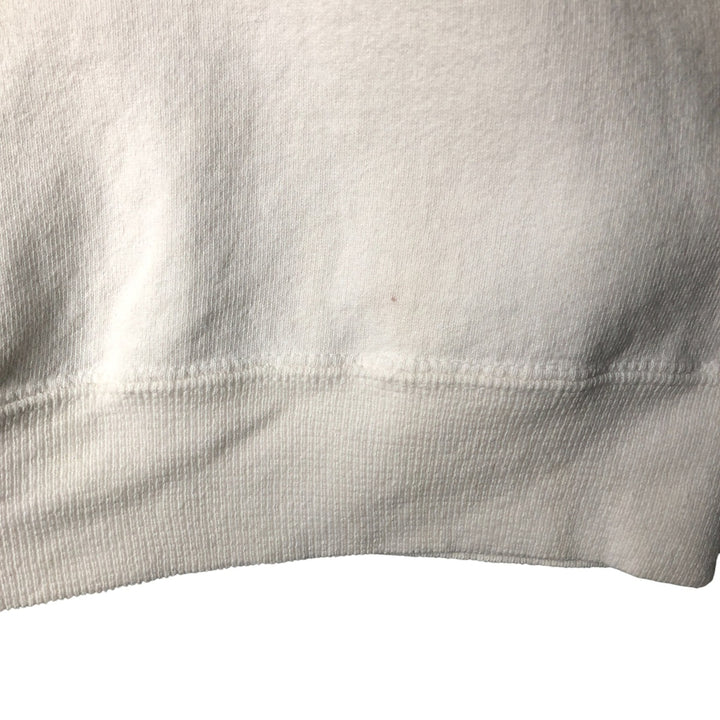 Vintage 90s-00'S Hanes Superheavy Cotton plain blank sweatshirt, men's size XL unclear white type Vintage Second Hand