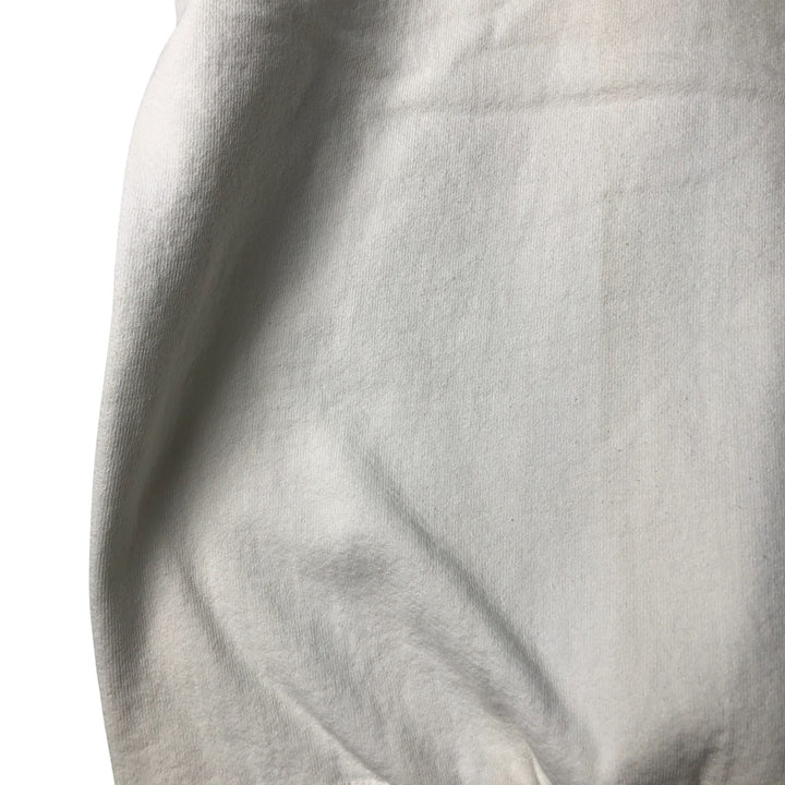Vintage 90s-00'S Hanes Superheavy Cotton plain blank sweatshirt, men's size XL unclear white type Vintage Second Hand