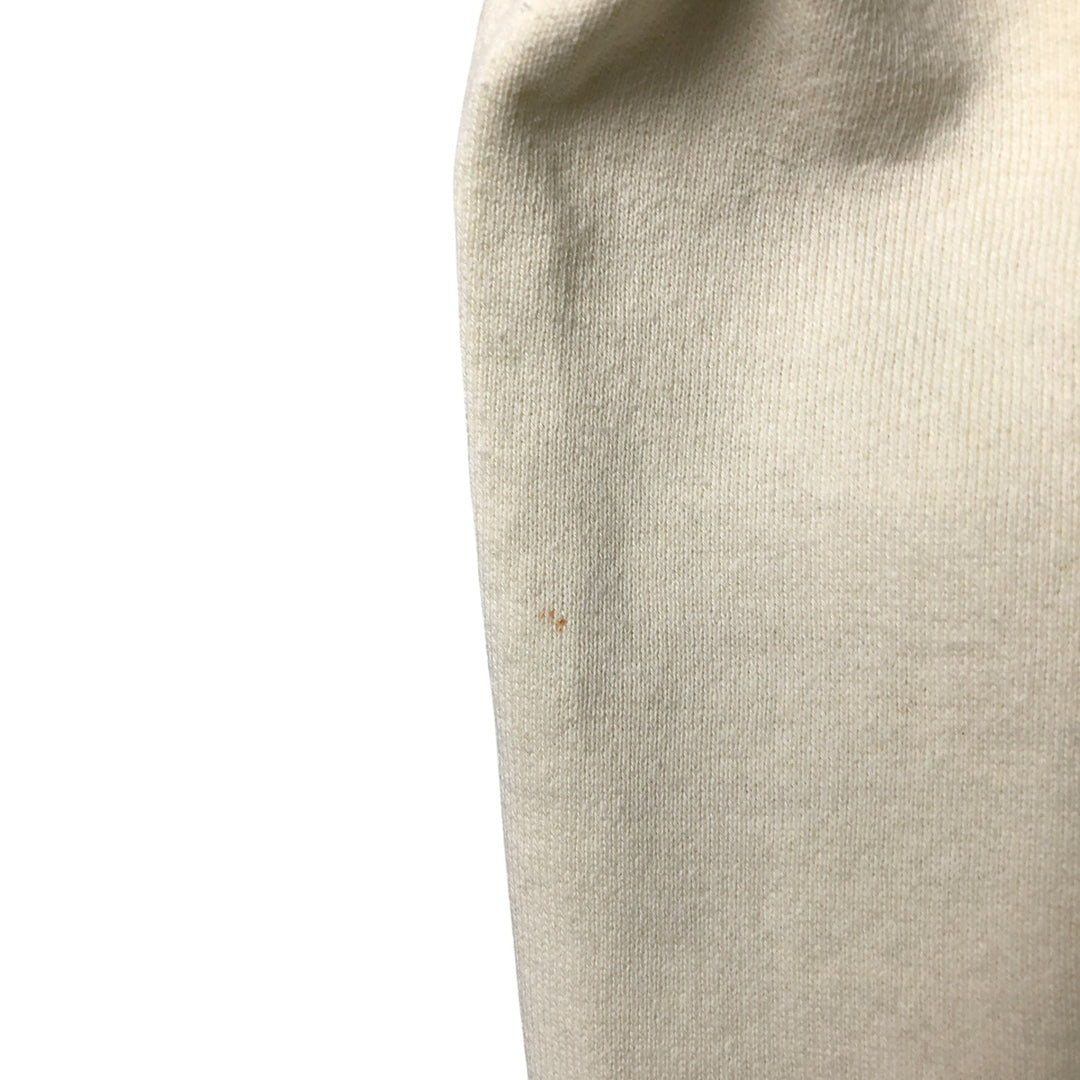 90'S BVD plain blank sweatshirt, sweatshirt, made in USA, men's size L, vintage cotton unbleached Vintage Second Hand