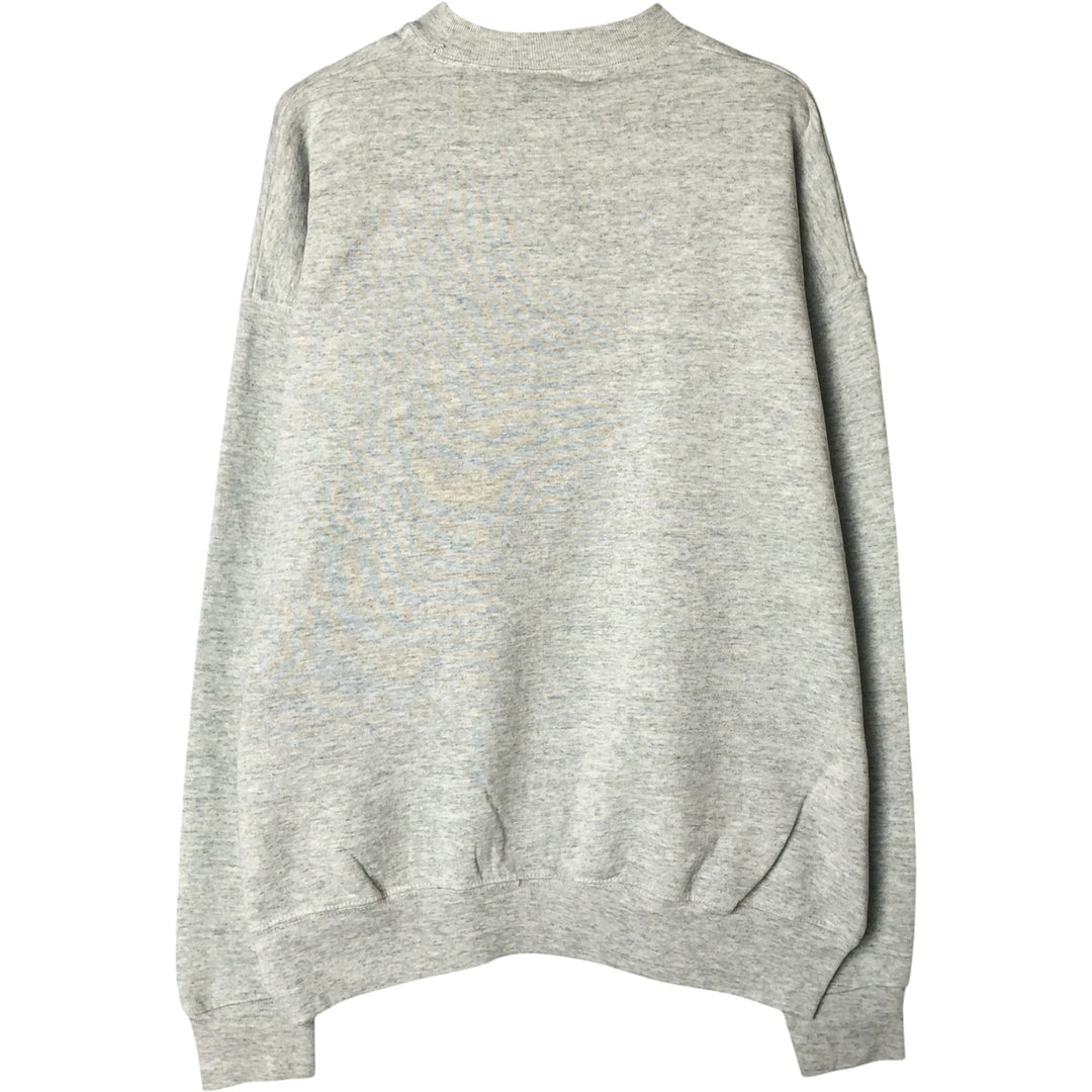 90'S Fruit of the Loom Plain Blank Sweatshirt, Made in USA, Men's XL, Vintage cotton pale white type Vintage Second Hand