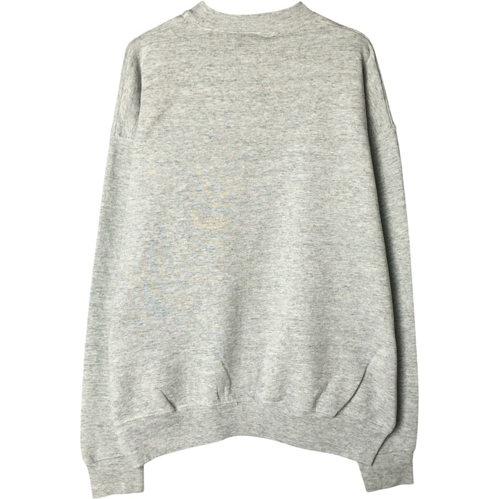 90'S Fruit of the Loom Plain Blank Sweatshirt, Made in USA, Men's XL, Vintage cotton pale white type Vintage Second Hand