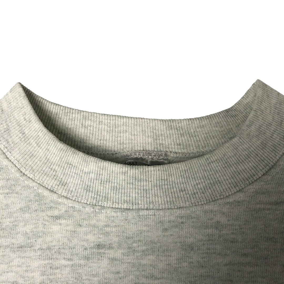 90'S Fruit of the Loom Plain Blank Sweatshirt, Made in USA, Men's XL, Vintage cotton pale white type Vintage Second Hand