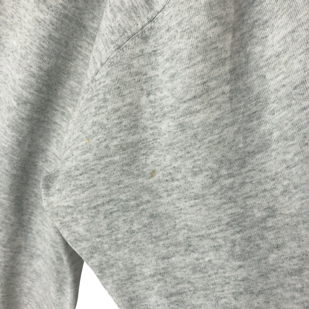 90'S Fruit of the Loom Plain Blank Sweatshirt, Made in USA, Men's XL, Vintage cotton pale white type Vintage Second Hand
