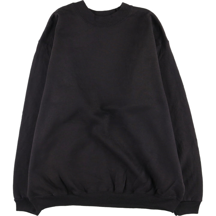 Vintage 90'S Hanes HER WAY plain blank sweatshirt, size L, men's cotton black type Vintage Second Hand