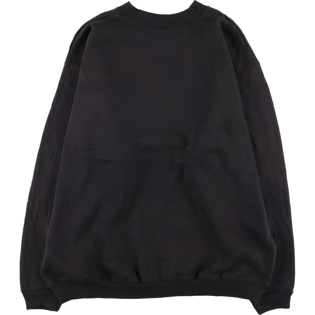 Vintage 90'S Hanes HER WAY plain blank sweatshirt, size L, men's cotton black type Vintage Second Hand