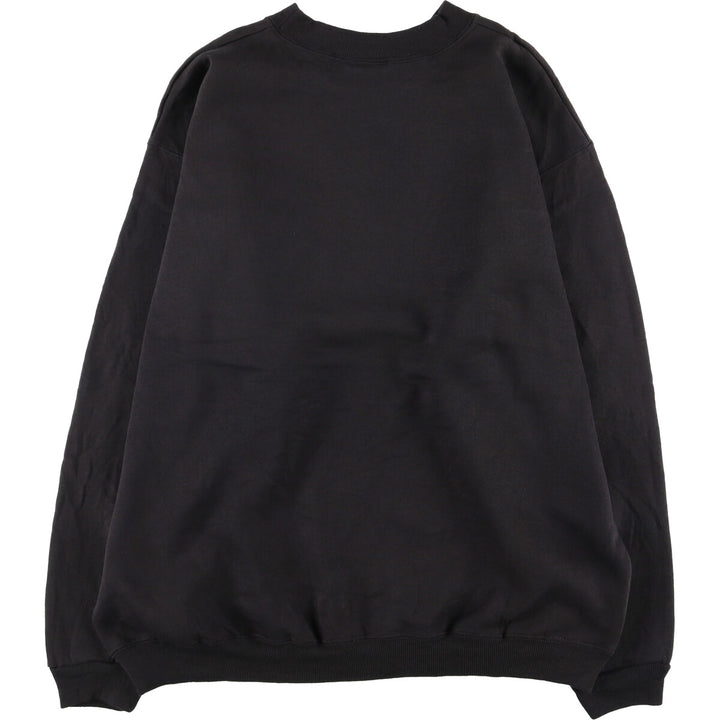 Vintage 90'S Hanes HER WAY plain blank sweatshirt, size L, men's cotton black type Vintage Second Hand