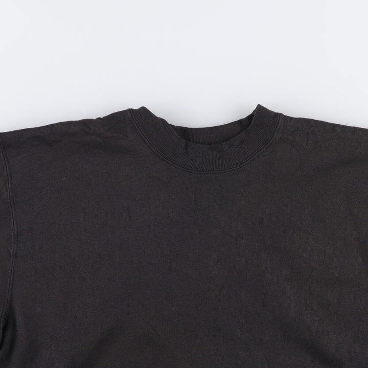 Vintage 90'S Hanes HER WAY plain blank sweatshirt, size L, men's cotton black type Vintage Second Hand