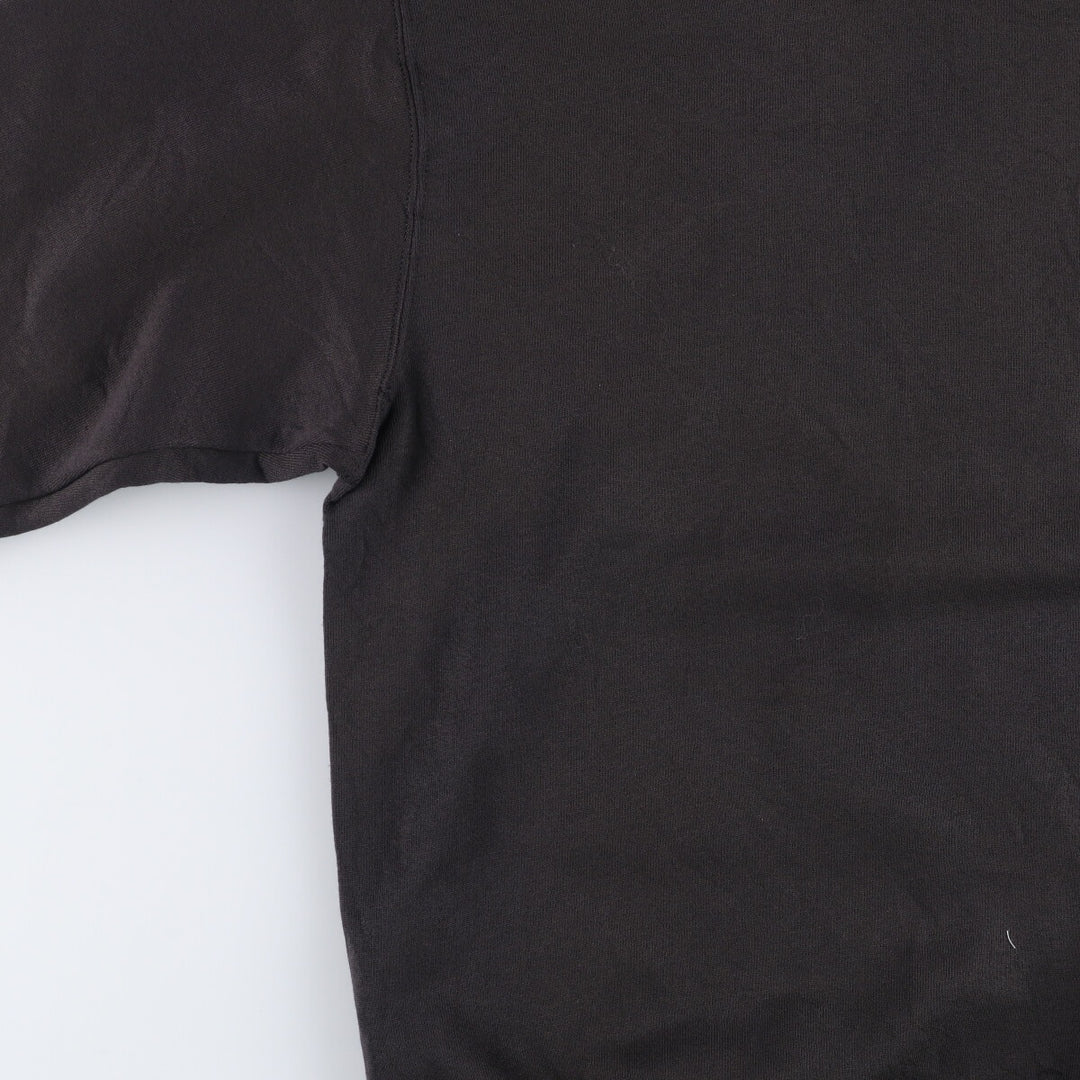 Vintage 90'S Hanes HER WAY plain blank sweatshirt, size L, men's cotton black type Vintage Second Hand