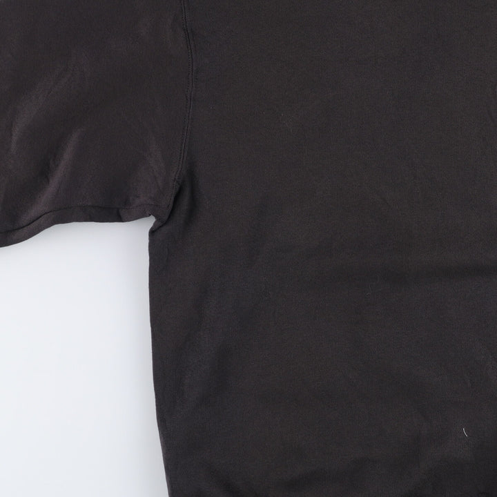 Vintage 90'S Hanes HER WAY plain blank sweatshirt, size L, men's cotton black type Vintage Second Hand